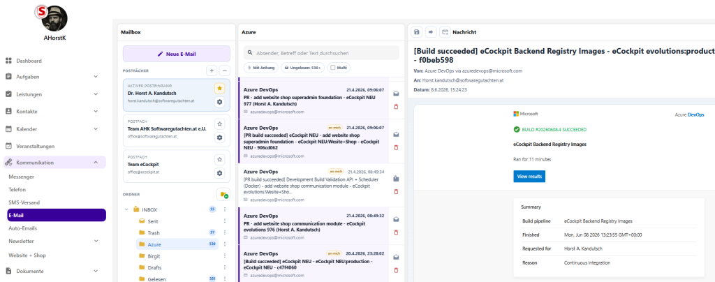 ecoMail - der Mailclient im eCockpit